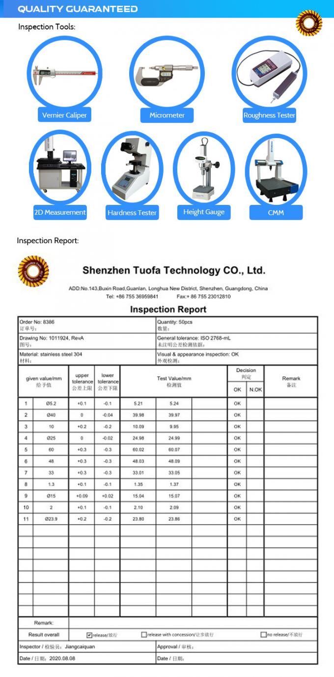 티타늄 CNC 기계가공 부분