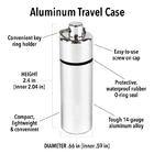 Ear Plug Aluminum Protector Case Tube For Earplug Noise