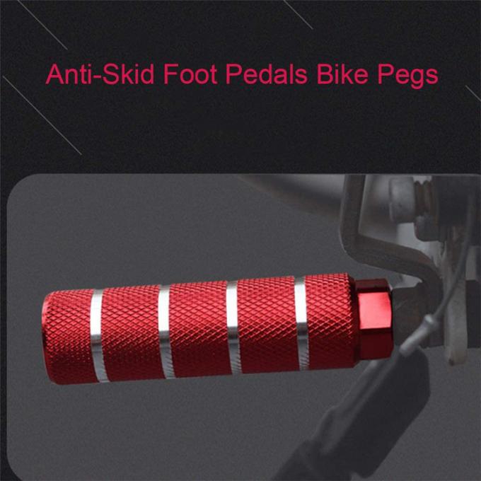 산악 싸이클 후방 묘기를 위한 자전거 BMX PEG 알루미늄 합금 미끄럼 방지 리드 다리는 3/8 인치 축에 적합합니다